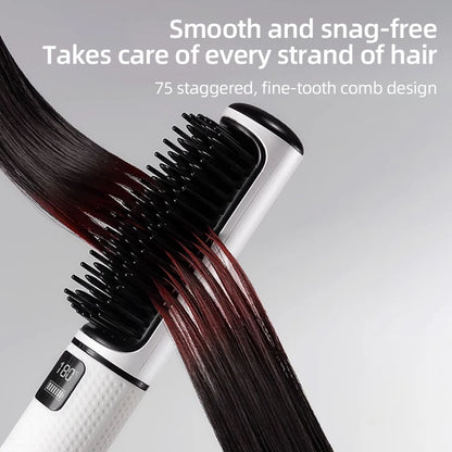 Electric Hot Comb Hair Straightening